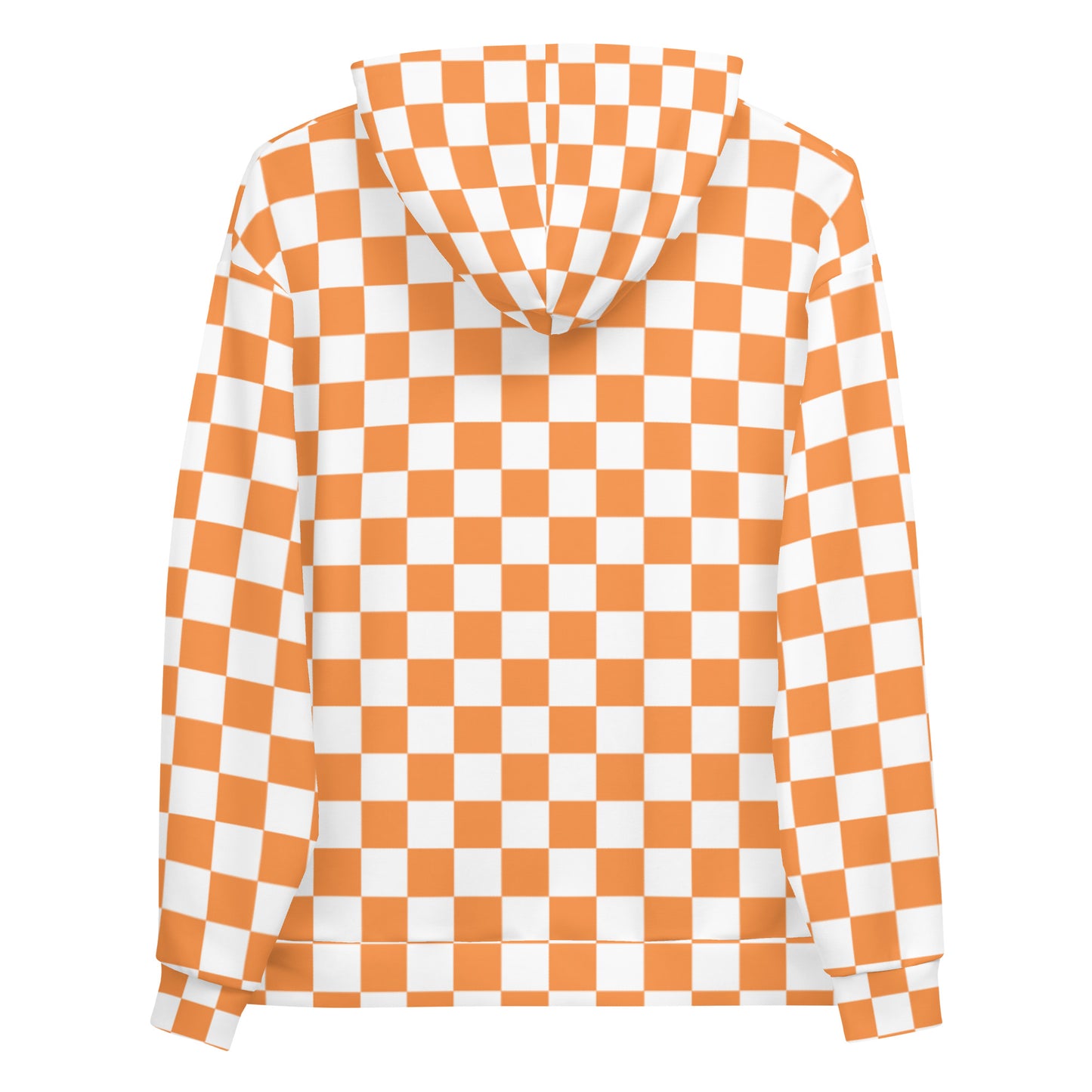 Unisex LIGHT ORANGE CHECKER HOODIE