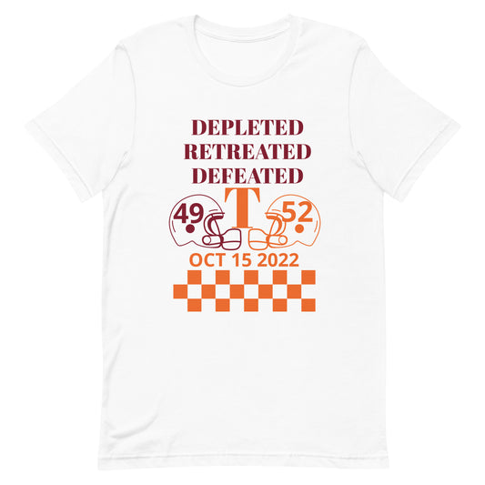 Unisex t-shirt DEFEATED